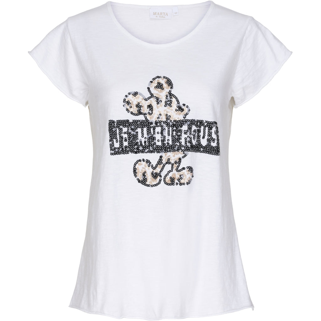 MARTA DU CHATEAU Marta du chateau dame tee 3895-E. T-shirt White