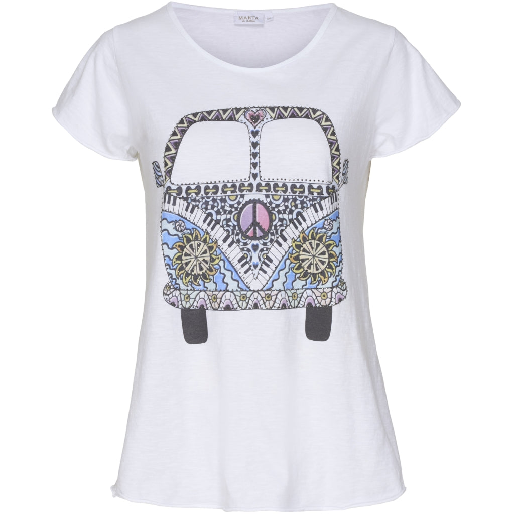 MARTA DU CHATEAU Marta du chateau dame tee 3895-d T-shirt White