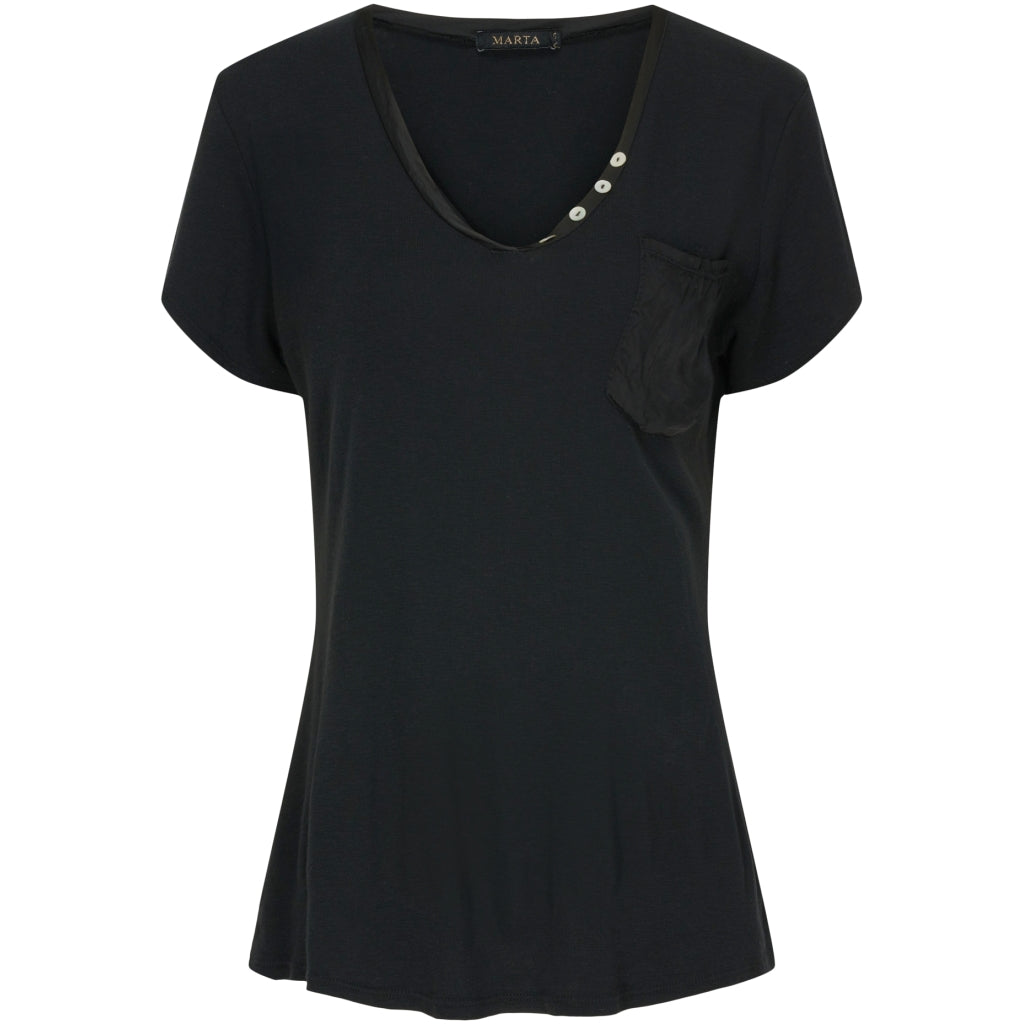 MARTA DU CHATEAU Marta du chateau dame tee 8325 Restudsalg Black