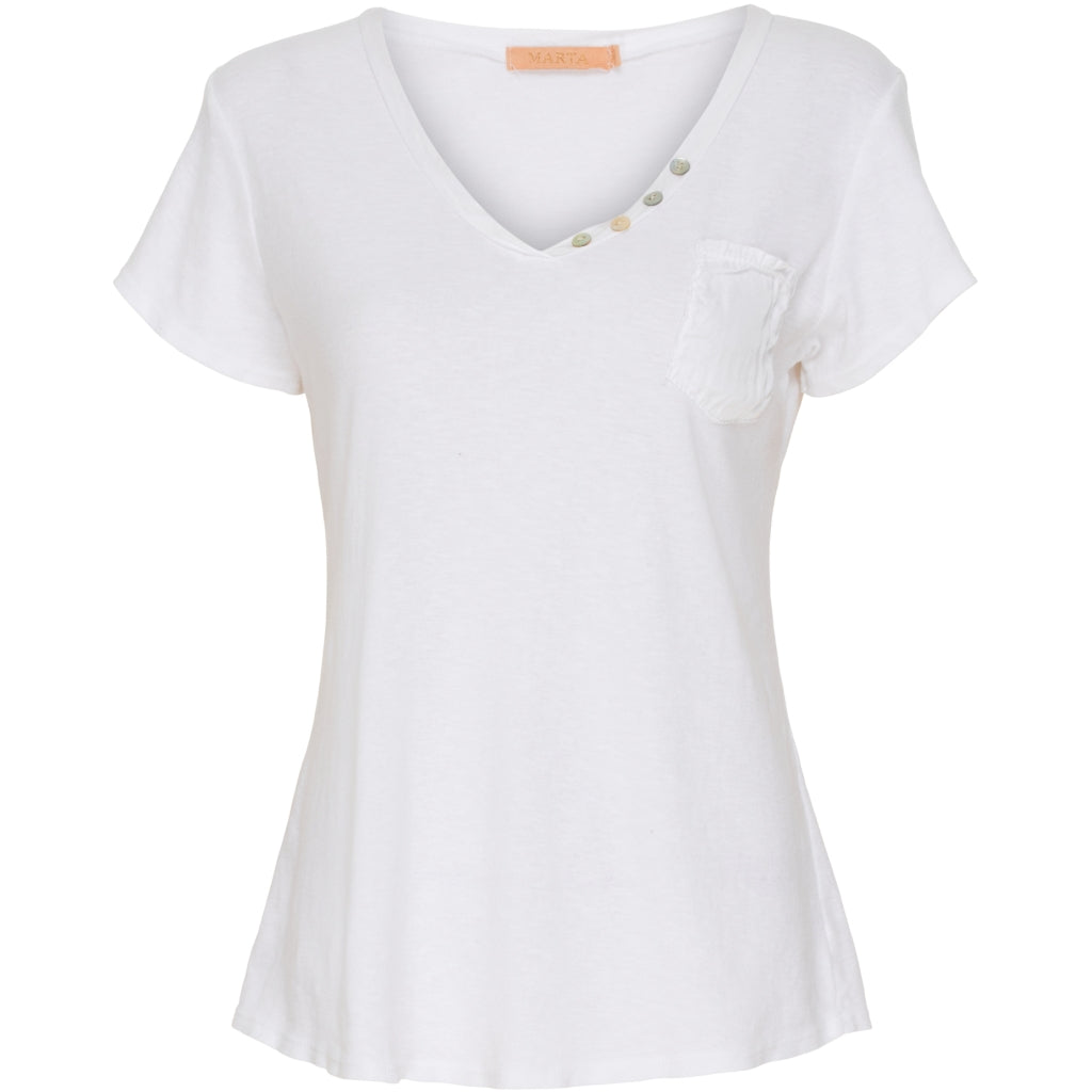 MARTA DU CHATEAU Marta du chateau dame tee 8325 Restudsalg White