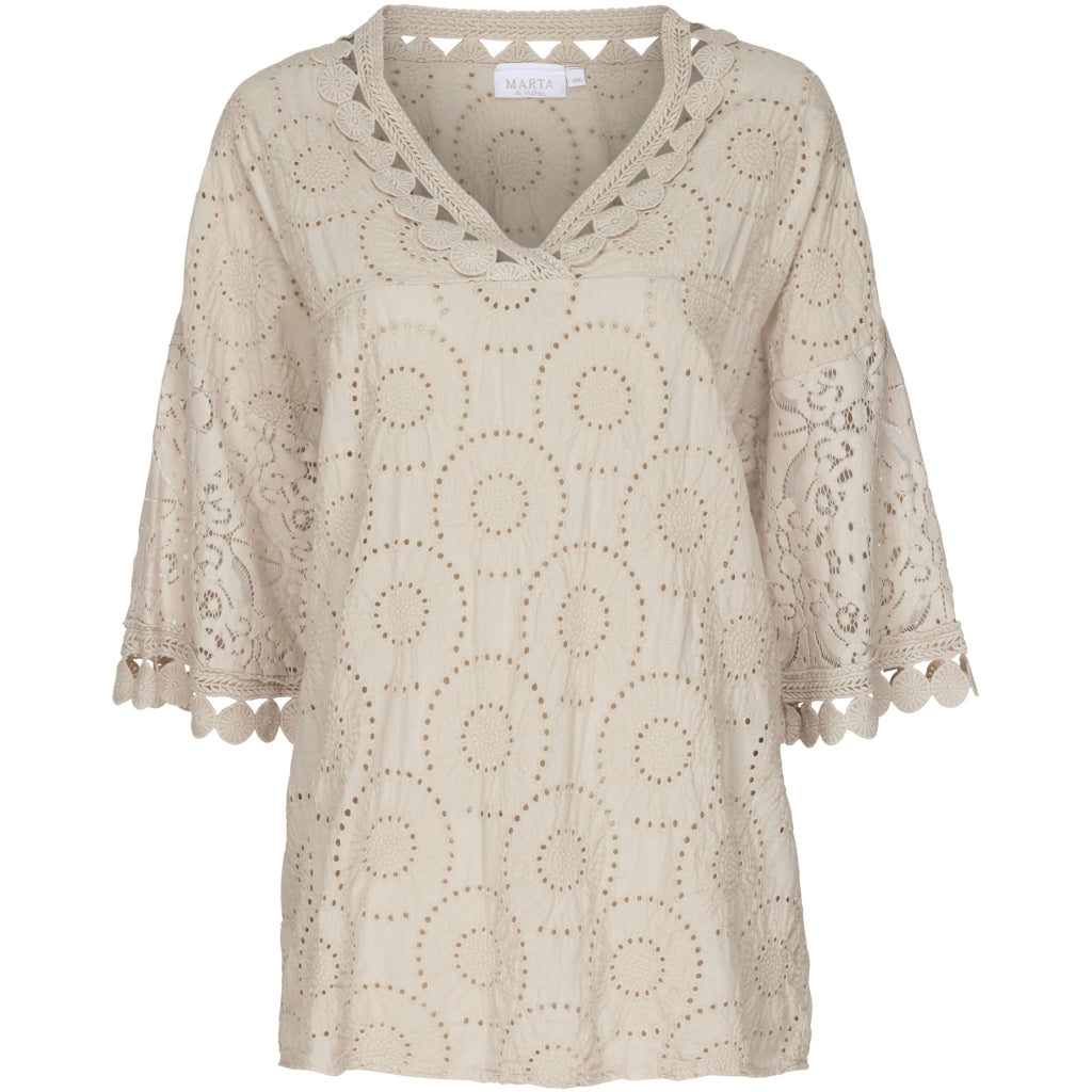 MARTA DU CHATEAU Marta du chateau dame top 4388 Restudsalg Beige