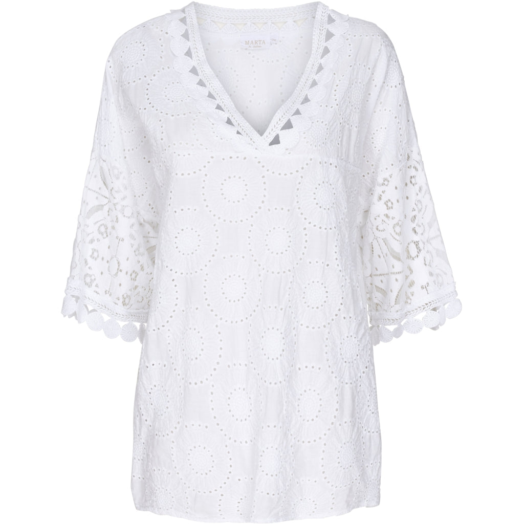 MARTA DU CHATEAU Marta du chateau dame top 4388 Restudsalg White