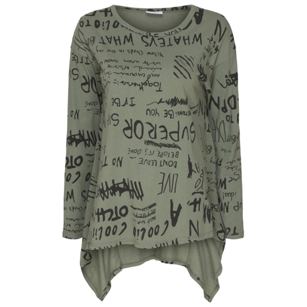 MARTA DU CHATEAU Marta du chateau dame top 8692-1. Restudsalg Kaki