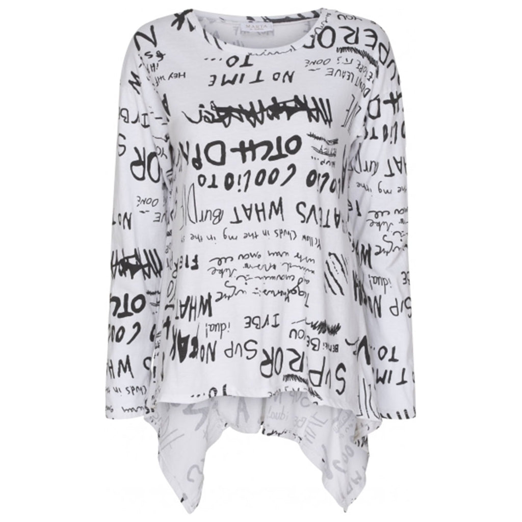 MARTA DU CHATEAU Marta du chateau dame top 8692-1. Restudsalg White