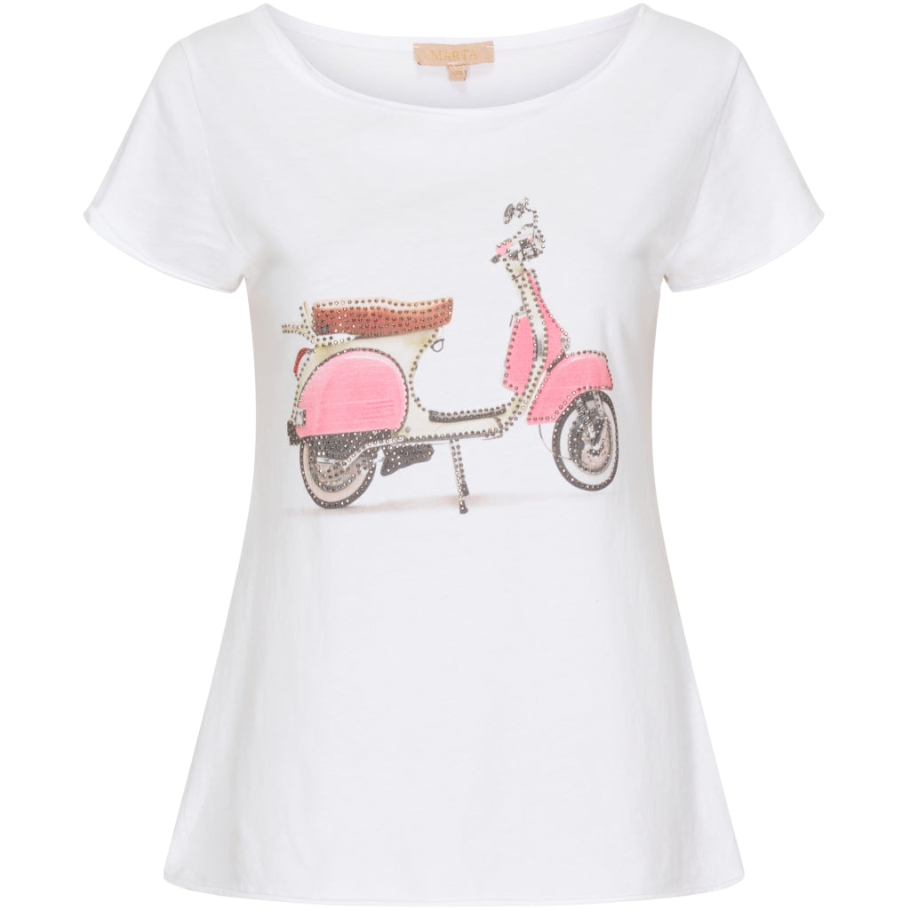 MARTA DU CHATEAU Marta tee 0301 Scooter Restudsalg Pink
