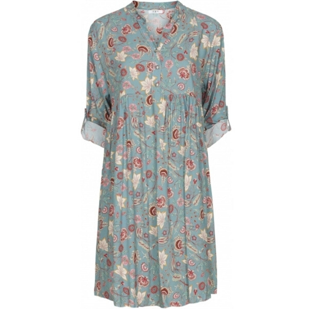 MARTA DU CHATEAU Mønstret sommerkjole Restudsalg Blue
