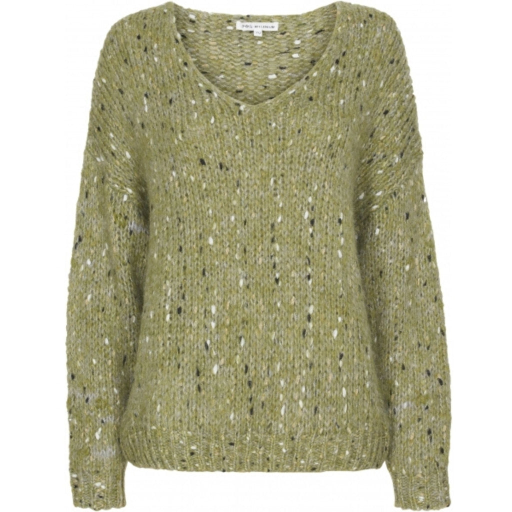 MARTA DU CHATEAU Mønstret strik Restudsalg Green