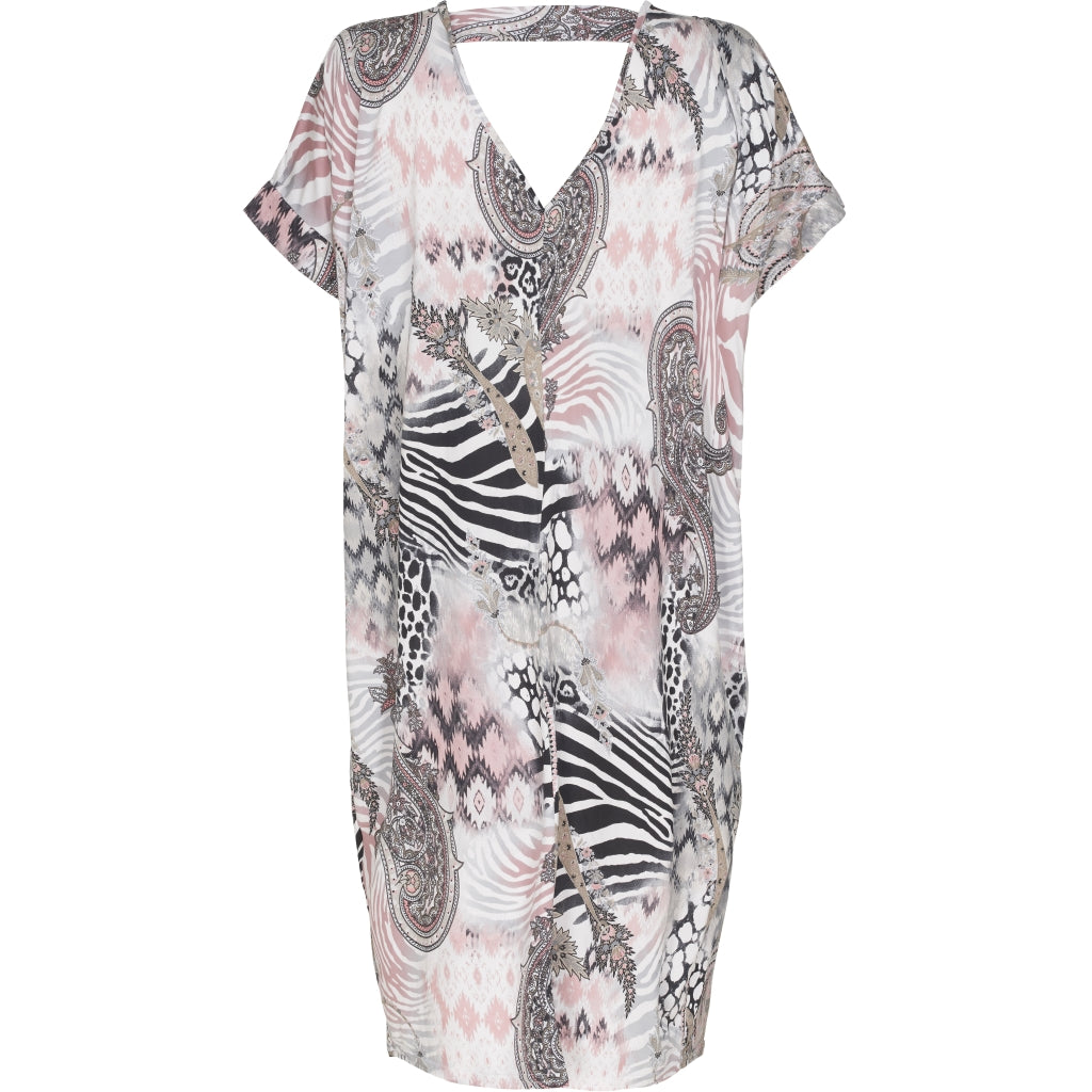 MARTA DU CHATEAU Mønstret tunika Restudsalg Pink