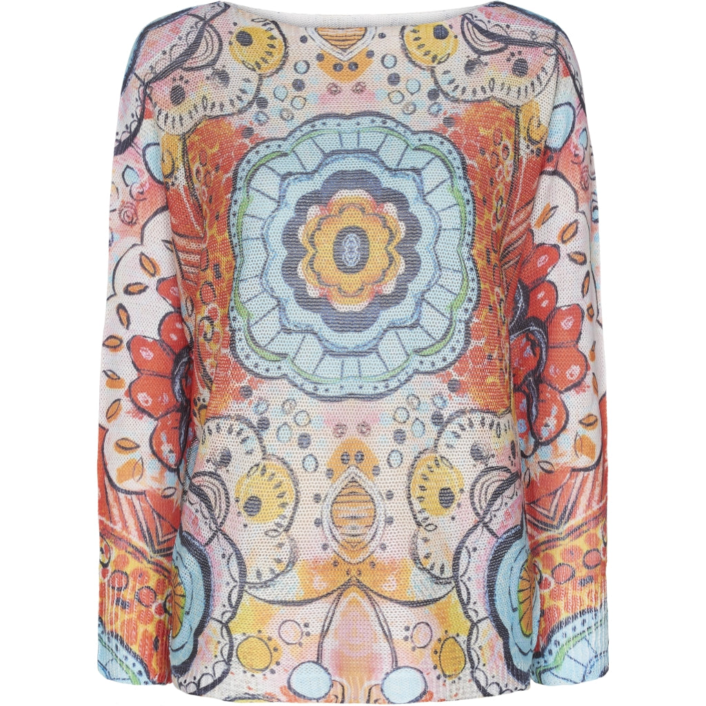 MARTA DU CHATEAU Multifarvet Strik 8510 Restudsalg Multi color