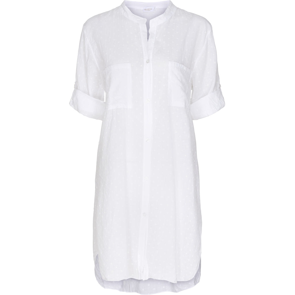 MARTA DU CHATEAU Skjorte med hvide prikker Restudsalg White