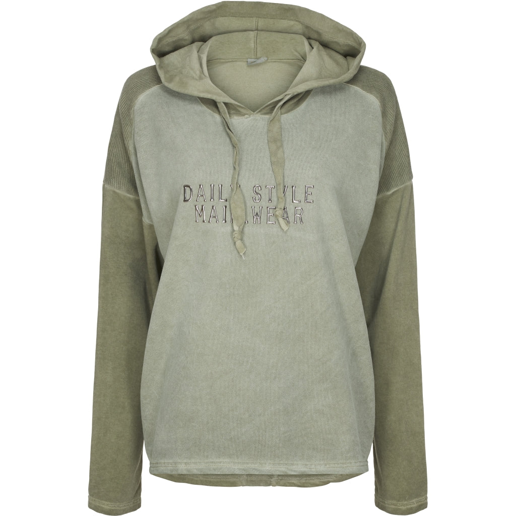 MARTA DU CHATEAU Sweatshirt med hætte Restudsalg Green