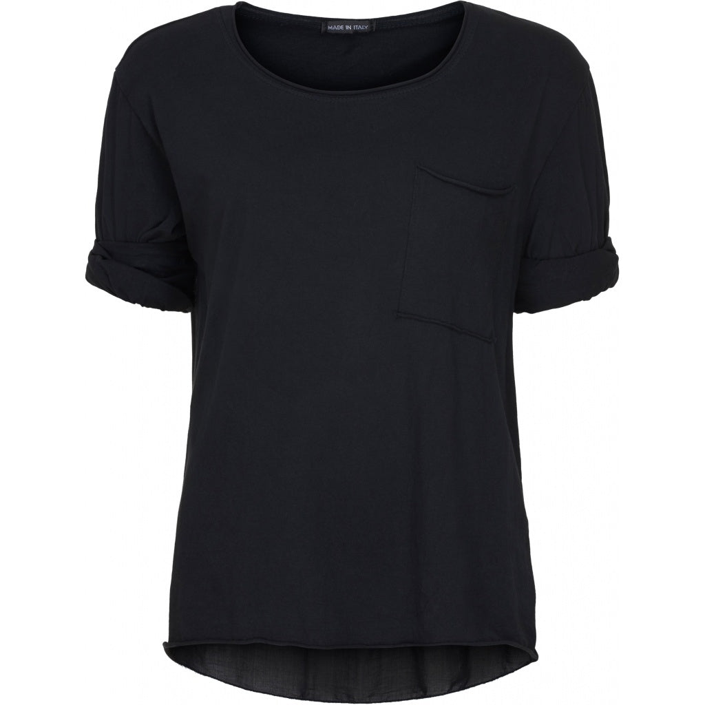 MARTA DU CHATEAU T-shirt med brystlomme Diverse Black