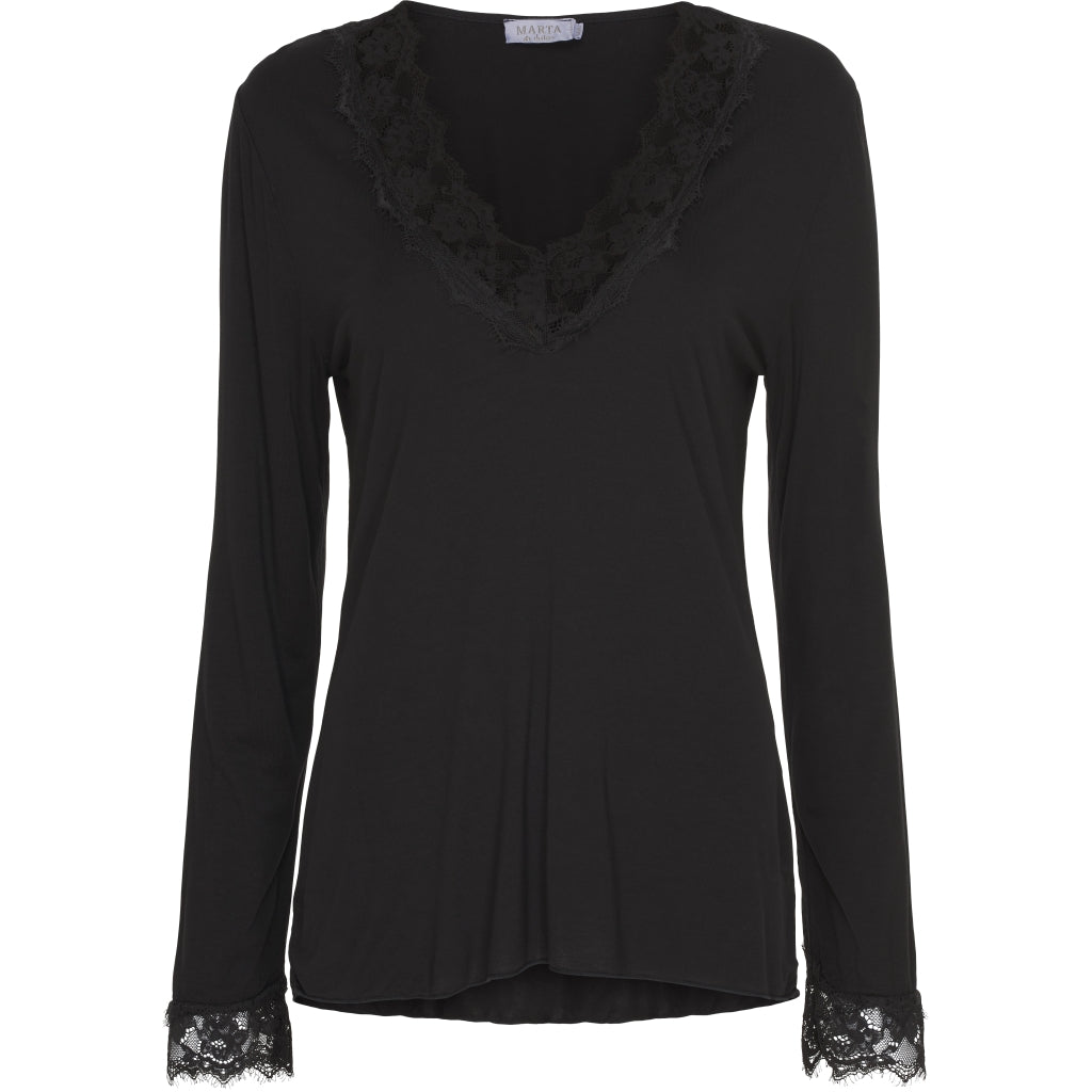 MARTA DU CHATEAU Top Restudsalg Black