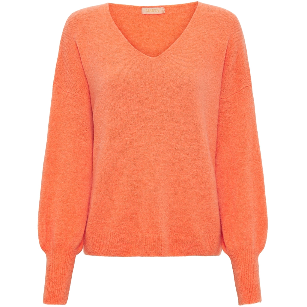MARTA DU CHATEAU marta du chateau dame strik 7309. Knit Arancio