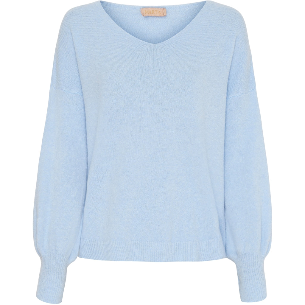 MARTA DU CHATEAU marta du chateau dame strik 7309. Knit Celeste